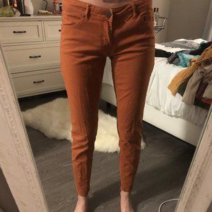 Burnt Orange Skinny Jeans